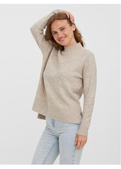 Vero Moda Sweter 10269229 Beżowy Regular Fit ze sklepu MODIVO w kategorii Swetry damskie - zdjęcie 181141826