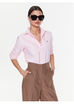 Polo Ralph Lauren Koszula 211891377002 Różowy Regular Fit ze sklepu MODIVO w kategorii Koszule damskie - zdjęcie 181141938