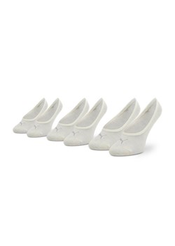 Puma Zestaw 3 par stopek unisex Footie 906930 30 Szary ze sklepu MODIVO w kategorii Skarpetki damskie - zdjęcie 181142028