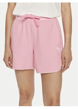 Puma Szorty sportowe HER 678701 Różowy Regular Fit ze sklepu MODIVO w kategorii Szorty - zdjęcie 181142095