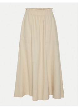 YAS Spódnica maxi Flaxy 26036370 Beżowy Regular Fit ze sklepu MODIVO w kategorii Spódnice - zdjęcie 181142209