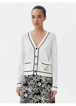 Luisa Spagnoli Kardigan Canaria 100003 Écru Regular Fit ze sklepu MODIVO w kategorii Swetry damskie - zdjęcie 181142269