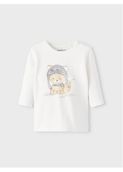 NAME IT Bluzka 13205040 Beżowy Regular Fit ze sklepu MODIVO w kategorii Kaftaniki i bluzki - zdjęcie 181142306