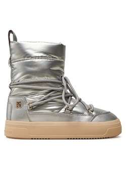 Tommy Hilfiger Śniegowce FW0FW08442 Srebrny ze sklepu MODIVO w kategorii Śniegowce damskie - zdjęcie 181142327