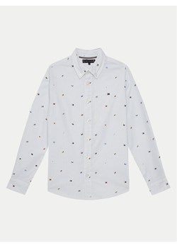 Tommy Hilfiger Koszula KB0KB09555 D Błękitny Regular Fit ze sklepu MODIVO w kategorii Koszule chłopięce - zdjęcie 181142367