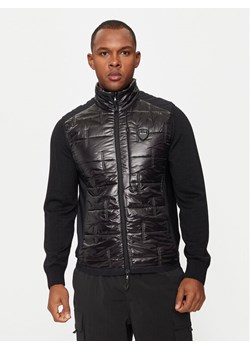EA7 Emporio Armani Kamizelka 6DPQ06 PNHTZ 1200 Czarny Slim Fit ze sklepu MODIVO w kategorii Kamizelki męskie - zdjęcie 181142368