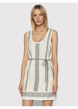 TWINSET Sukienka codzienna 221TT2240 Beżowy Straight Fit ze sklepu MODIVO w kategorii Sukienki - zdjęcie 181142429