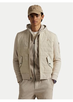 Polo Ralph Lauren Kurtka bomber 710900848004 Beżowy Regular Fit ze sklepu MODIVO w kategorii Kurtki męskie - zdjęcie 181142496