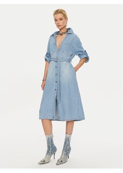 Miss Sixty Sukienka jeansowa 6L3DJ7341000 Niebieski Regular Fit ze sklepu MODIVO w kategorii Sukienki - zdjęcie 181142509