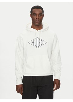 HUGO Bluza Dacorolo 50534947 Beżowy Relaxed Fit ze sklepu MODIVO w kategorii Bluzy męskie - zdjęcie 181142519