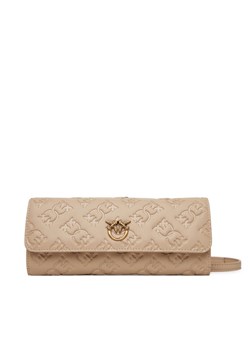 PINKO Duży Portfel Damski Love Tiny Birds Wallet C 103765 A1YB Beżowy ze sklepu MODIVO w kategorii Portfele damskie - zdjęcie 181142548