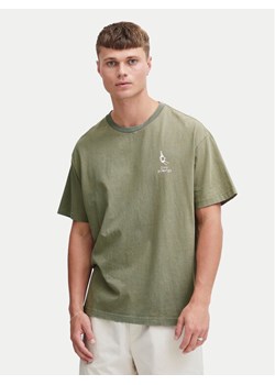 Solid T-Shirt Ismail 21108240 Zielony Regular Fit ze sklepu MODIVO w kategorii T-shirty męskie - zdjęcie 181142568