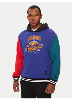 Puma Bluza Bandwagon 627216 Kolorowy Relaxed Fit ze sklepu MODIVO w kategorii Bluzy męskie - zdjęcie 181142638