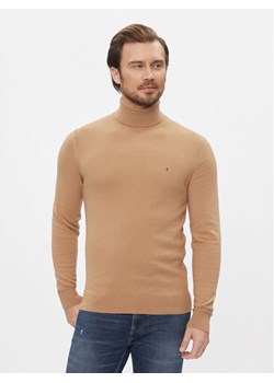 Tommy Hilfiger Golf Pima MW0MW28048 Beżowy Regular Fit ze sklepu MODIVO w kategorii Swetry męskie - zdjęcie 181142658