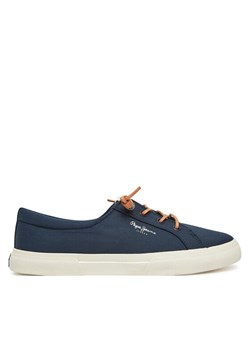 Pepe Jeans Tenisówki Kenton Block W PLS31590 Granatowy ze sklepu MODIVO w kategorii Trampki damskie - zdjęcie 181142736