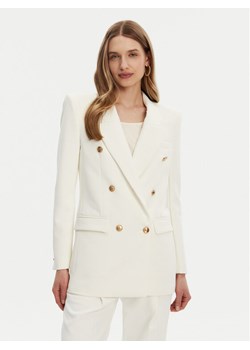 Elisabetta Franchi Marynarka GI-147-51E2 -V700 Biały Regular Fit - id: 0000305003317 - marki Elisabetta Franchi - 181142737 Elisabetta Franchi Marynarka GI-147-51E2 -V700 Biały Regular Fit ze sklepu MODIVO w kategorii Marynarki damskie - zdjęcie 181142737