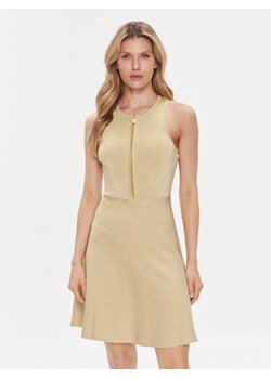 MICHAEL Michael Kors Sukienka letnia MR4826JAFB Złoty Slim Fit ze sklepu MODIVO w kategorii Sukienki - zdjęcie 181142946