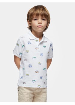 Mayoral Polo 3107 Biały Regular Fit - id: 0000303861377 - marki Mayoral - 181142948 Mayoral Polo 3107 Biały Regular Fit ze sklepu MODIVO w kategorii T-shirty chłopięce - zdjęcie 181142948