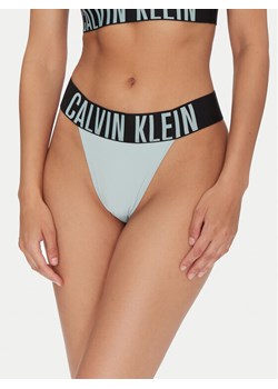 Calvin Klein Underwear Stringi 000QF7638E Niebieski - id: 0000304670497 - marki Calvin Klein Underwear - 181142975 Calvin Klein Underwear Stringi 000QF7638E Niebieski ze sklepu MODIVO w kategorii Majtki damskie - zdjęcie 181142975