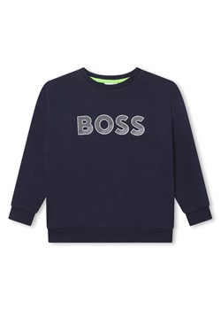 Boss Bluza J25O41 S Granatowy Regular Fit ze sklepu MODIVO w kategorii Bluzy chłopięce - zdjęcie 181143006