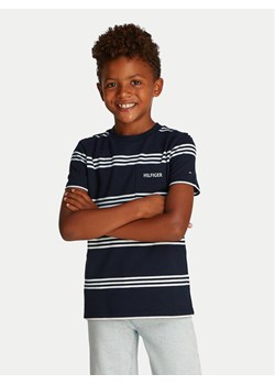 Tommy Hilfiger T-Shirt KB0KB09534 Granatowy Regular Fit - id: 0000304664823 - marki Tommy Hilfiger - 181143126 Tommy Hilfiger T-Shirt KB0KB09534 Granatowy Regular Fit ze sklepu MODIVO w kategorii T-shirty chłopięce - zdjęcie 181143126