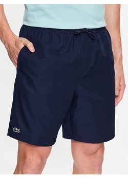 Lacoste Szorty tenisowe GH353T Granatowy Regular Fit ze sklepu MODIVO w kategorii Spodenki męskie - zdjęcie 181143135