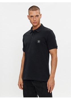 Emporio Armani Underwear Polo 211804 4R460 00020 Czarny Regular Fit ze sklepu MODIVO w kategorii T-shirty męskie - zdjęcie 181143209