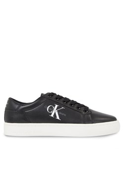 Calvin Klein Jeans Sneakersy Classic Cupsole Laceup Lth Wn YW0YW01269 Czarny ze sklepu MODIVO w kategorii Buty sportowe damskie - zdjęcie 181143348