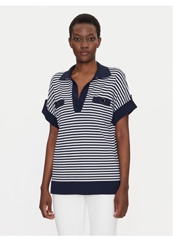 Luisa Spagnoli Polo Caio 58672 Biały Regular Fit ze sklepu MODIVO w kategorii Bluzki damskie - zdjęcie 181143409