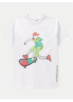 Coccodrillo T-Shirt WC4143207DWJ Biały Regular Fit ze sklepu MODIVO w kategorii Bluzki dziewczęce - zdjęcie 181143536