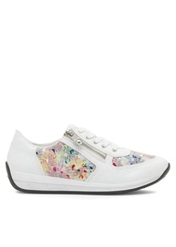 Rieker Sneakersy N1112-90 Biały ze sklepu MODIVO w kategorii Buty sportowe damskie - zdjęcie 181143585
