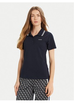 Guess Polo V5GP06 KCOK1 Granatowy Slim Fit ze sklepu MODIVO w kategorii Bluzki damskie - zdjęcie 181143607