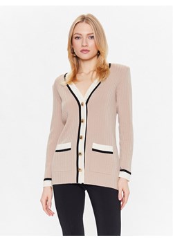 Luisa Spagnoli Kardigan Maltese 57832 Beżowy Regular Fit ze sklepu MODIVO w kategorii Swetry damskie - zdjęcie 181143717