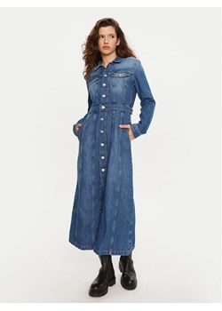 Tommy Jeans Sukienka jeansowa DW0DW19738 Niebieski Regular Fit ze sklepu MODIVO w kategorii Sukienki - zdjęcie 181143788