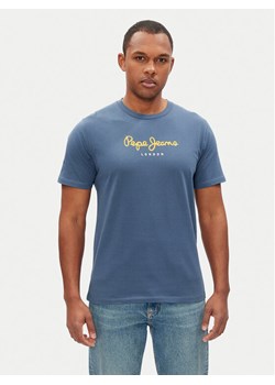 Pepe Jeans T-Shirt Eggo N PM508208 Niebieski Regular Fit ze sklepu MODIVO w kategorii T-shirty męskie - zdjęcie 181143905