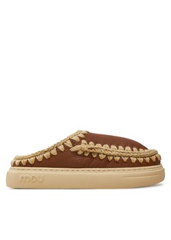Mou Kapcie Eskimo Bold Clog FW411010B Brązowy ze sklepu MODIVO w kategorii Kapcie damskie - zdjęcie 181143908