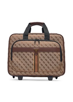 Guess Walizka kabinowa TMNAST P5143 Beżowy ze sklepu MODIVO w kategorii Walizki - zdjęcie 181144049