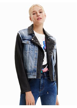 Desigual Kurtka jeansowa 23SWED49 Niebieski Regular Fit ze sklepu MODIVO w kategorii Kurtki damskie - zdjęcie 181144167