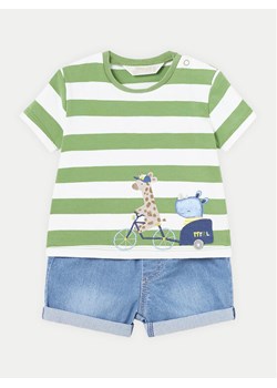 Mayoral Komplet t-shirt i spodenki 1209 Zielony Regular Fit ze sklepu MODIVO w kategorii Komplety niemowlęce - zdjęcie 181144185