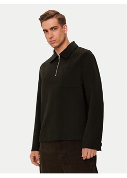 AMI PARIS Płaszcz wełniany HJK057.WV0022 Brązowy Regular Fit ze sklepu MODIVO w kategorii Płaszcze męskie - zdjęcie 181144407