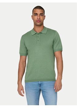 Only & Sons Polo Wyler 22022219 Zielony Regular Fit - id: 0000304213243 - marki Only & Sons - 181144436 Only & Sons Polo Wyler 22022219 Zielony Regular Fit ze sklepu MODIVO w kategorii T-shirty męskie - zdjęcie 181144436