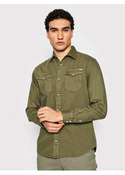 Jack&Jones Koszula Sheridan 12138115 Zielony Slim Fit ze sklepu MODIVO w kategorii Koszule męskie - zdjęcie 181144556
