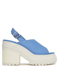 Converse Sandały Chuck 70 De Luxe Heel Sandal Platform A13810C Niebieski ze sklepu MODIVO w kategorii Sandały damskie - zdjęcie 181144568