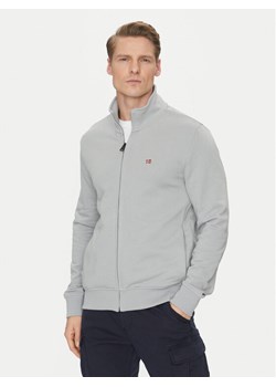 Napapijri Bluza Balis NP0A4HHW Szary Regular Fit ze sklepu MODIVO w kategorii Bluzy męskie - zdjęcie 181144619
