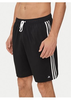 adidas Szorty kąpielowe 3-Stripes CLX HT4358 Czarny Regular Fit ze sklepu MODIVO w kategorii Kąpielówki - zdjęcie 181144695