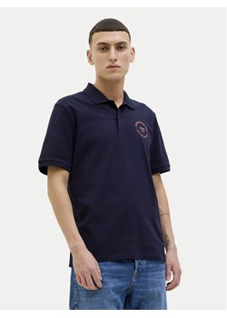 Jack&Jones Polo Simon 12269299 Granatowy Regular Fit ze sklepu MODIVO w kategorii T-shirty męskie - zdjęcie 181144697