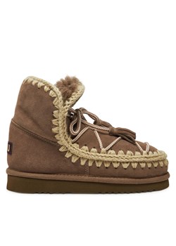 Mou Śniegowce Eskimo Scoubidoo Lace FW101124A Brązowy - id: 0000304507724 - marki Mou - 181144806 Mou Śniegowce Eskimo Scoubidoo Lace FW101124A Brązowy ze sklepu MODIVO w kategorii Śniegowce damskie - zdjęcie 181144806