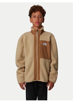 The North Face Polar Yumiori NF0A8AZG Beżowy Regular Fit ze sklepu MODIVO w kategorii Bluzy chłopięce - zdjęcie 181144887