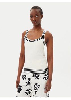 Marella Top Germana 2515361061 Écru Slim Fit ze sklepu MODIVO w kategorii Bluzki damskie - zdjęcie 181144945