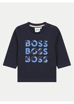 Boss Bluzka J51291 S Granatowy Regular Fit - id: 0000304468346 - marki BOSS HUGO BOSS - 181144985 Boss Bluzka J51291 S Granatowy Regular Fit ze sklepu MODIVO w kategorii T-shirty chłopięce - zdjęcie 181144985